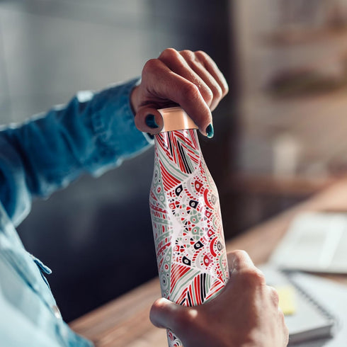Copper Charge Design Water Bottle, 850 ml