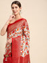 Vasthrlay Chanderi Printed Unstitched Ethnic Wear