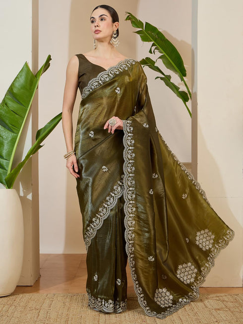 Vasthrlay Embroidered Unstitched Vh Ethnic Wear