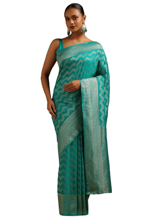 Vasthrlay Orange Georgette Woven