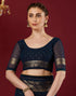 Vasthrlay Georgette Printed Unstitched Maroon Saree