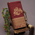 Vasthrlay Maroon Kanjivaram Wedding Saree