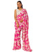 Vasthrlay Georgette Printed Unstitched Lavender Saree