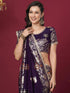 Vasthrlay Banarasi Weaving Red Saree