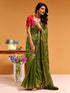 Vasthrlay Bandhani Printed Rama Saree