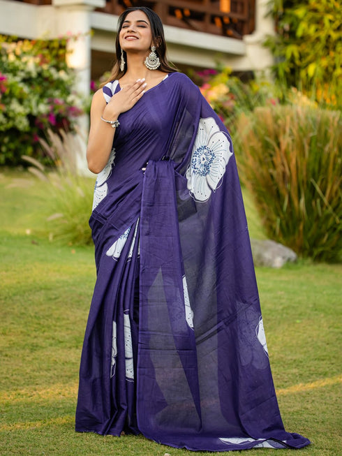 Vasthrlay Printed Unstitched Smc Ethnic Wear