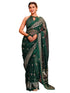 Vasthrlay Georgette Printed Navy Navy Blue Saree