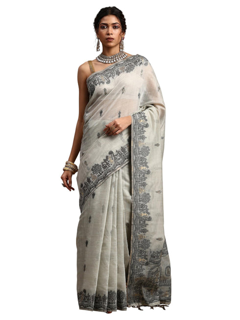 Vasthrlay Cotton Unstitched Saree