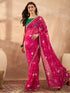 Vasthrlay Georgette Bandhani Embroidered Unstitched Ethnic Wear