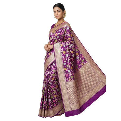 Vasthrlay Meenakari Banarasi Multicolour