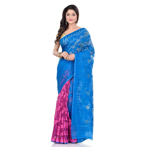 Vasthrlay Bengal Cotton `s Handloom Jamdani