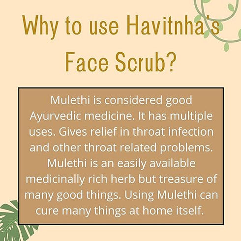Havintha - Natural Face Scrub Powder with Khas - Khas Mix