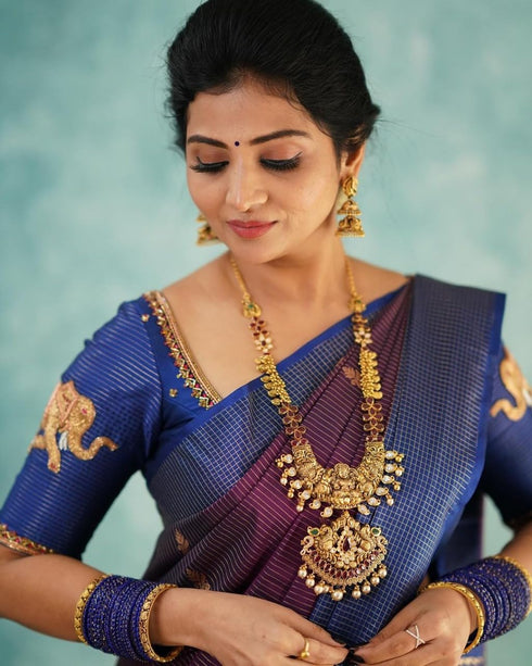 Vasthrlay Kanjivaram Wedding Saree