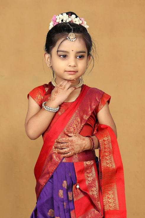 Vasthrlay Paithani Maharashtrian Contrast Traditional
