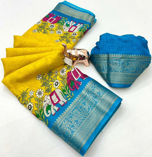 Vasthrlay Tussar Silk Saree