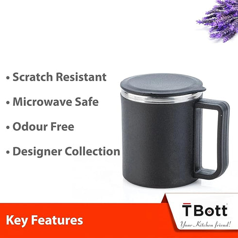 Stainless Steel Tea Cup | Coffee Mug 200 ml (Pack of 6)
