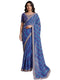 Vasthrlay Georgette Embroidery Unstitched Orange Saree
