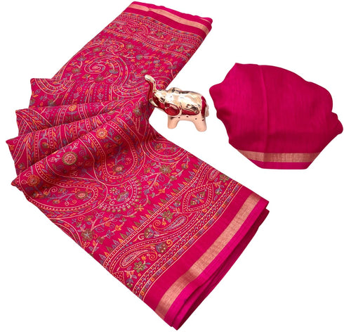 Vasthrlay Tussar Saree Floral
