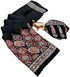 Vasthrlay Ajrakh Saree Crepe