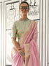 Vasthrlay Unstitched Multicolor Comfortable Friendly Saree