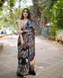 Vasthrlay Ajrakh Saree Crepe