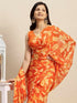 Vasthrlay Chiffon Printed Unstitched Rani Saree