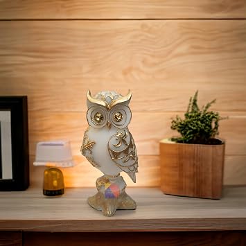 Owl Statue for Good Luck Owl showpieces for Home Decor vastu Attracts Positive Energy & Money
