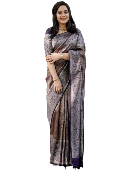 Vasthrlay Kanjivaram Traditional Unstitched Saree