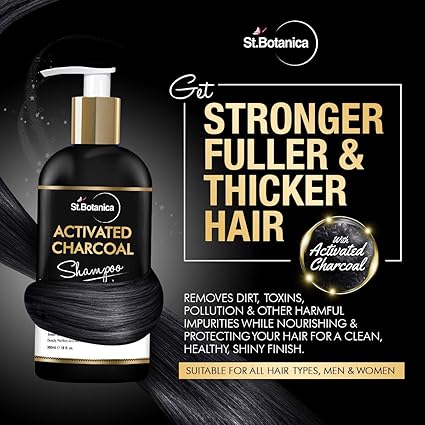 St.Botanica Activated Charcoal Hair Shampoo
