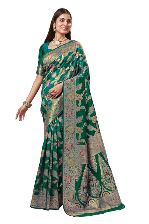 Vsathrlay Kanjivaram Banarasi Festival Wedding Ethnic Wear