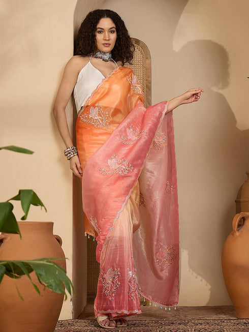 Vasthrlay Blouse Dusty Saree