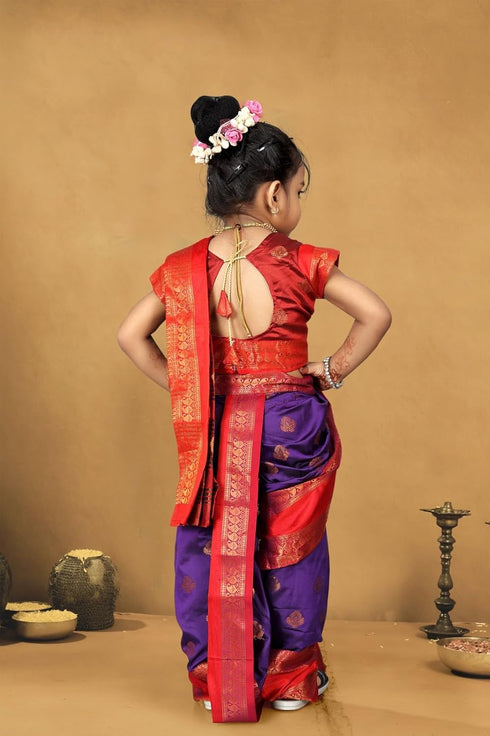 Vasthrlay Paithani Maharashtrian Contrast Traditional