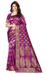 Vasthrlay Women's Purple Kanchipuram Saree