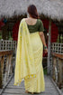 Vasthrlay Yellow Floral Lightweight