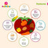 Rubbabu 3D Vegetable Shape Sorter | Educational Tomato Shaped Puzzle with 7 Bright Vegetables