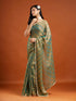Vasthrlay Wine Embroidery Saree