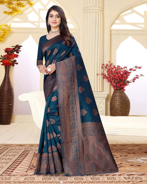 Vasthrlay Banarasi Kanjivaram Silk Wedding Ethnic Wear