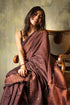 Vasthrlay Kanjivaram Cotton Lavender Ethnic Wear