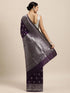 Vasthrlay Silver Banarasi Saree