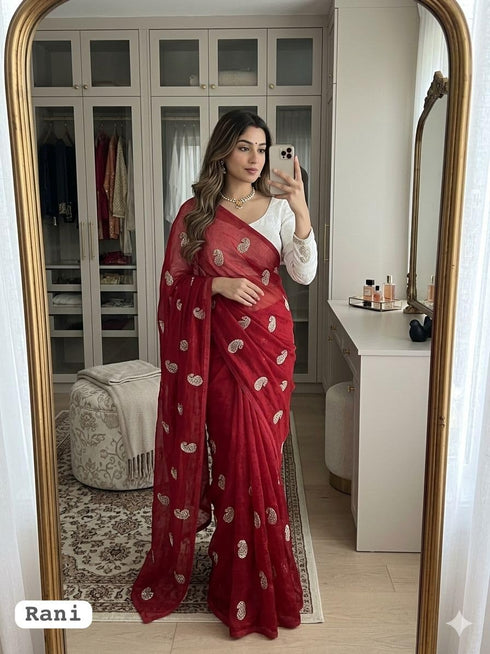 Vasthrlay Chiffon Designer Saree