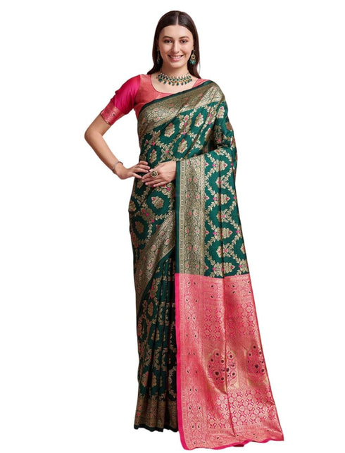 Vasthrlay Banarasi Traditional Unstitched Saree