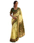 Vasthrlay Chanderi Printed Unstitched Orange Saree