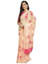 Vasthrlay Floral Unstitched Yellow Ethnic Wear
