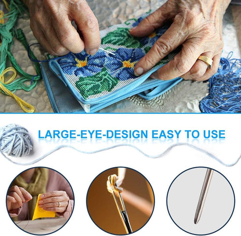 12 Pcs Knitting Crochet Hook Needle Set