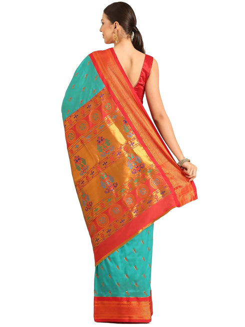 Vasthrlay Paithani Purple Saree