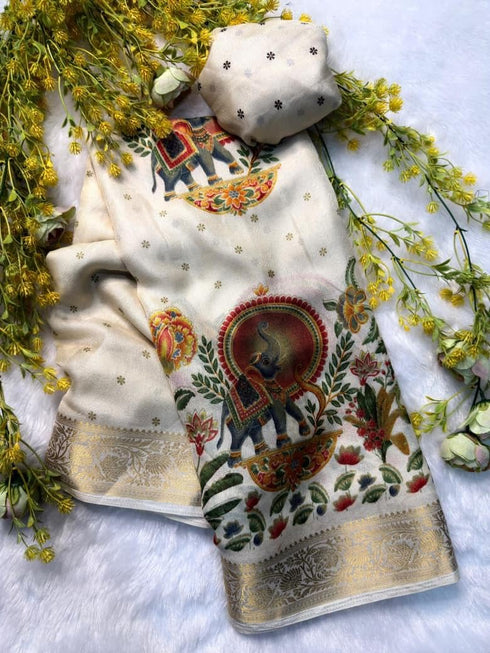 Vasthrlay Cotton Printed Designer Unstitched