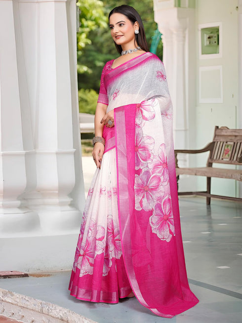Vasthrlay Elephant Printed Unstitched Sai Ethnic Wear