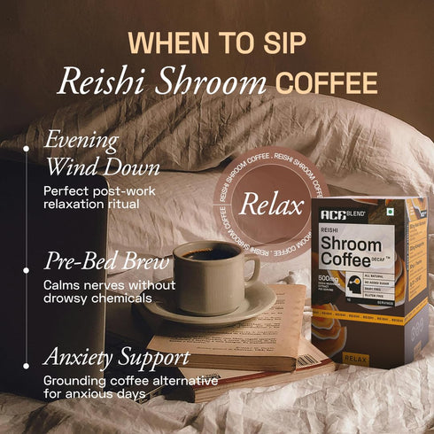 Ace Blend Reishi Shroom Coffee 120g (15 Serves)