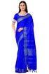 Vasthrlay Unstitched Double Line Orange Free Ethnic Wear