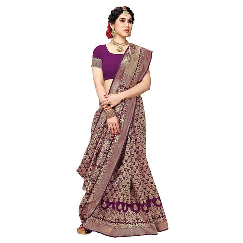 Vasthrlay Banarasi Kanjivaram Material Ethnic Wear